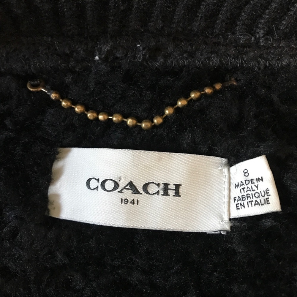 Coach 1941 Shearling Leather Patchwork Bomber Jac… - image 5